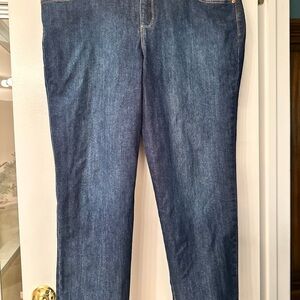 Gloria Vanderbilt Dark Blue Straight Leg Jeans